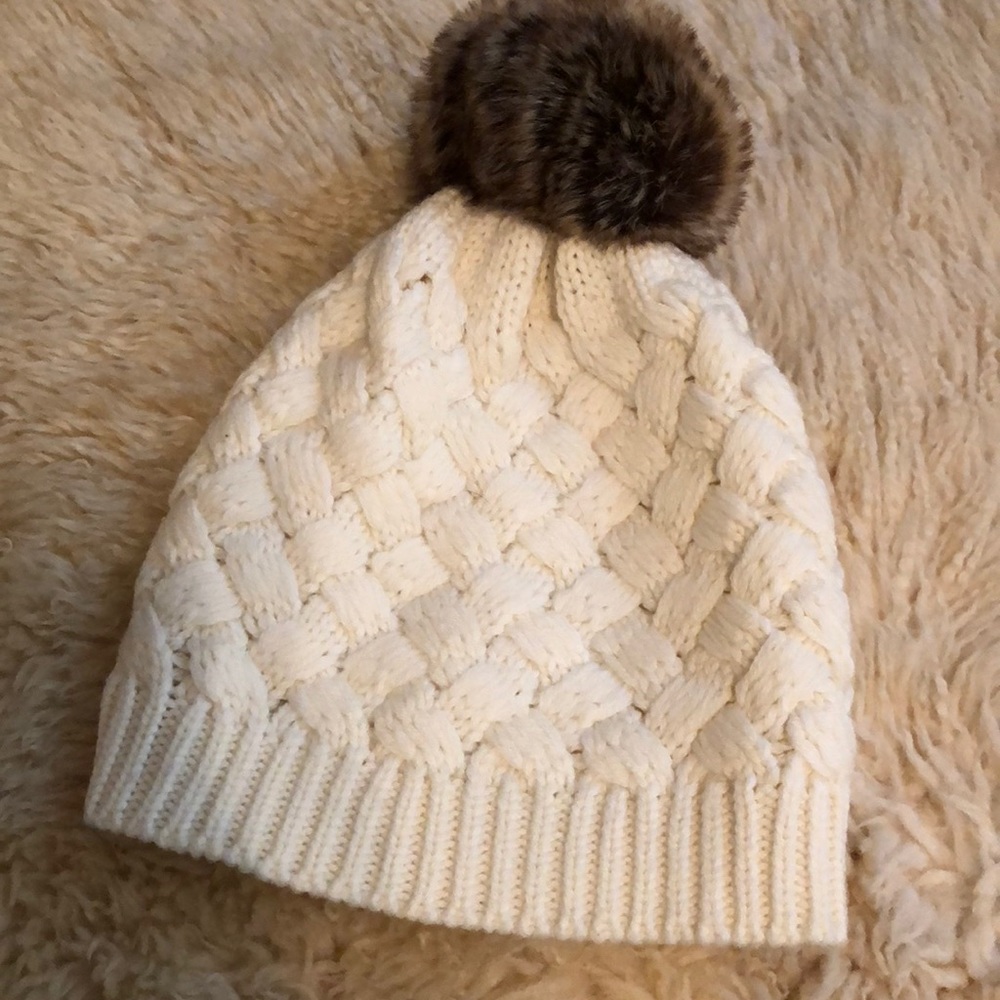J.Crew Hat with Pom Pom